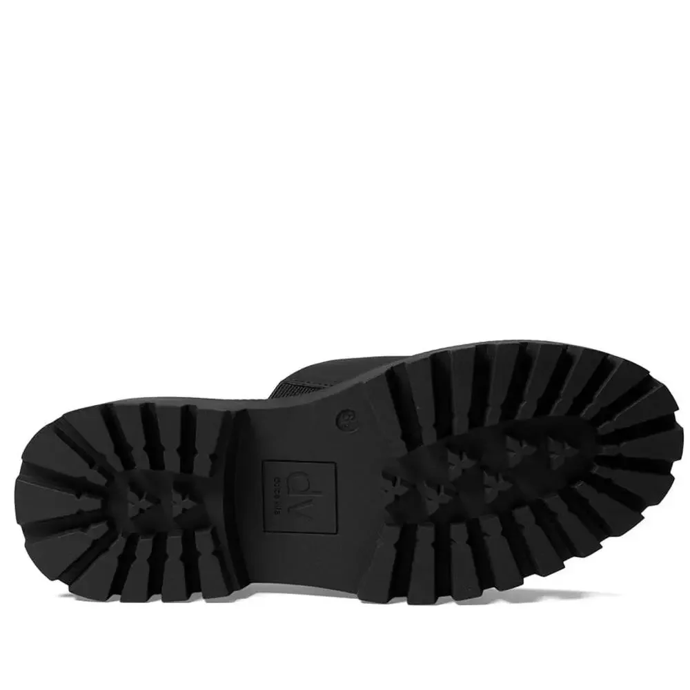 DV Dolce Vita Liliah Sandals Women's US 8 Black Faux Leather Slip-On NCZ258 - Picture 8 of 12
